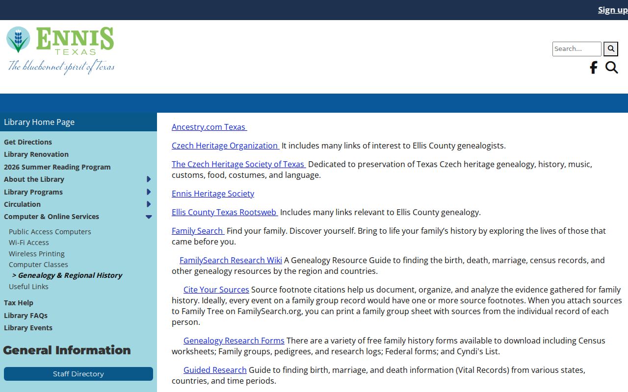 Ennis previous residents library genealogy resources for address history